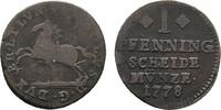 Braunschweig-Wolfenbüttel Cu Pfennig Karl I. 1735-1780 -