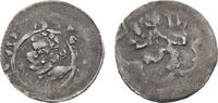 Coburg, thüringische Münzstätte Pfennig auf Würzburger Schlag Friedrich der Strenge 1353-1381 -