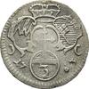Würzburg, Bistum Einseitige 3 Pfennig Adam Friedrich von Seinsheim 1755-1779 -