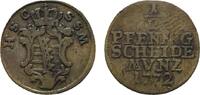 Sachsen-Coburg-Saalfeld Cu Pfennig Ernst Friedrich 1764-1800 -