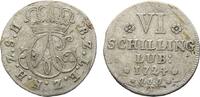 Lübeck, Bistum 6 Schilling Christian August 1706-1726 -