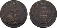 Mainz, Erzbistum Cu 1/2 Kreuzer Friedrich Karl Joseph 1774-1802 -