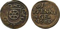 Erfurt, Stadt Kipper Cu 12 Pfennig -