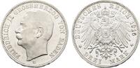 Baden 3 Mark Friedrich II. 1907-1918 -