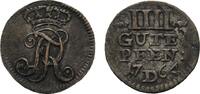 Brandenburg-Preußen 4 Gute Pfennig Friedrich II. 1740-1786 -
