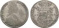Paderborn, Bistum 1/6 Taler Clemens August von Bayern 1719-1761 -