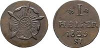 Lippe-Detmold Cu Heller Paul Alexander Leopold 1820-1851 -