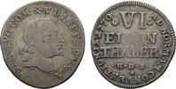 Lippe-Detmold 1/6 Taler Simon August 1734-1782 -