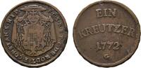 Konstanz, Bistum Cu Kreuzer Franz Conrad von Rodt 1750-1775 -
