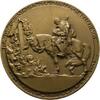 Haus Habsburg Einseitige Bronzemedaille Franz Joseph I. 1848-1916 -
