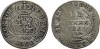 Sachsen-Albertinische Linie 1/12 Taler Friedrich August I. 1694-1733 -