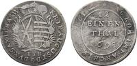 Sachsen-Albertinische Linie 1/12 Taler Friedrich August I. 1694-1733 -
