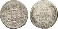 Sachsen-Albertinische Linie 1/24 Taler Friedrich August II. 1733-1763 -