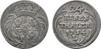 Sachsen-Albertinische Linie 1/24 Taler Friedrich August II. 1733-1763 -