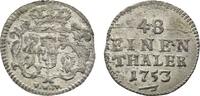 Sachsen-Albertinische Linie 1/48 Taler Friedrich August II. 1733-1763 -