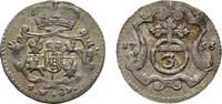 Sachsen-Albertinische Linie 3 Pfennig Friedrich August II. 1733-1763 -