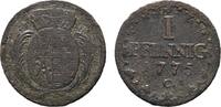 Sachsen-Albertinische Linie Cu Pfennig Friedrich August III. 1763-1806 -