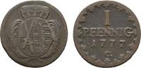 Sachsen-Albertinische Linie Cu Pfennig Friedrich August III. 1763-1806 -