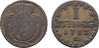 Sachsen-Albertinische Linie Cu Pfennig Friedrich August III. 1763-1806 -