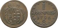 Sachsen-Albertinische Linie Cu Pfennig Friedrich August III. 1763-1806 -