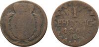 Sachsen-Albertinische Linie Cu Pfennig Friedrich August III. 1763-1806 -