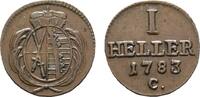 Sachsen-Albertinische Linie Cu Heller Friedrich August III. 1763-1806 -