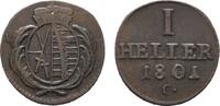 Sachsen-Albertinische Linie Cu Heller Friedrich August III. 1763-1806 -
