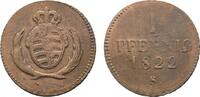 Sachsen-Albertinische Linie Cu Pfennig Friedrich August I. 1806-1827 -