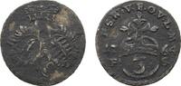 Sachsen-Weimar-Eisenach 3 Pfennig Anna Amalia 1758-1775 -