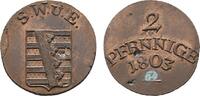 Sachsen-Weimar-Eisenach Cu 2 Pfennig Carl August 1775-1828 -