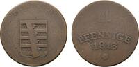 Sachsen-Weimar-Eisenach Cu 4 Pfennig Carl August 1775-1828 -