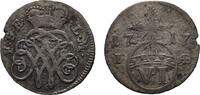 Sachsen-Eisenach 6 Pfennig Johann Wilhelm 1698-1729 -