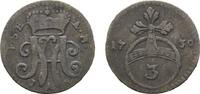 Sachsen-Eisenach 3 Pfennig Wilhelm Heinrich 1729-1741 -
