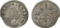 Sachsen-Hildburghausen 3 Pfennig (Dreier) Ernst Friedrich I. 1715-1724 -