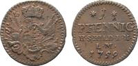 Sachsen-Hildburghausen Cu Pfennig Ernst Friedrich Karl 1745-1780 -