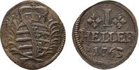 Sachsen-Hildburghausen Cu Heller Ernst Friedrich Karl 1745-1780 -