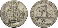 Württemberg 6 Kreuzer Friedrich I. 1806-1816 -