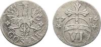 Goslar, Stadt 6 Pfennig 1714 Kl. Schrötlingsfehler, sehr schön 20,00 EUR Differenzbesteuert nach §25a UStG zzgl. 3,00 EUR Versand