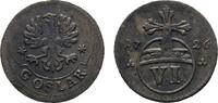 Goslar, Stadt 6 Pfennig 1726 Sehr schön 20,00 EUR Differenzbesteuert nach §25a UStG zzgl. 3,00 EUR Versand