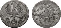 Goslar, Stadt 6 Pfennig 1736 HCRF Selten. Sehr schön 35,00 EUR Differenzbesteuert nach §25a UStG zzgl. 3,00 EUR Versand