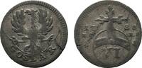 Goslar, Stadt 6 Pfennig 1738 HCRF Schrötlingsfehler am Rand, sehr schön 20,00 EUR Differenzbesteuert nach §25a UStG zzgl. 3,00 EUR Versand