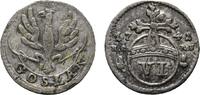 Goslar, Stadt 6 Pfennig 1741 HCRF Sehr selten. Sehr schön + 35,00 EUR Differenzbesteuert nach §25a UStG zzgl. 3,00 EUR Versand