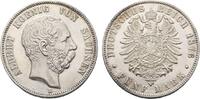 Sachsen 5 Mark Albert 1873-1902 -