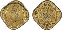 Großbritannien-Britisch-Indien 1/2 Anna George VI. 1936-1952 -