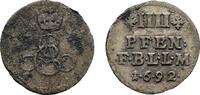 Braunschweig-Calenberg-Hannover 4 Pfennig Ernst August 1679-1698 -