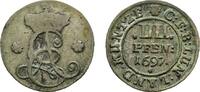 Braunschweig-Calenberg-Hannover 4 Pfennig Ernst August 1679-1698 -