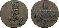 Braunschweig-Calenberg-Hannover Cu 2 Pfennig Georg III. 1760-1820 -