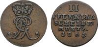 Braunschweig-Calenberg-Hannover Cu 2 Pfennig Georg III. 1760-1820 -