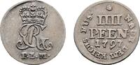 Braunschweig-Calenberg-Hannover 4 Pfennig Georg III. 1760-1820 -