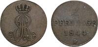 Braunschweig-Calenberg-Hannover Cu 2 Pfennig Ernst August 1837-1851 -